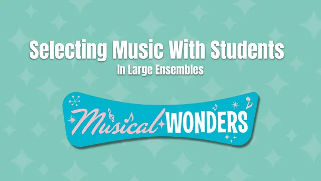 Preview for Selecting Music With Students