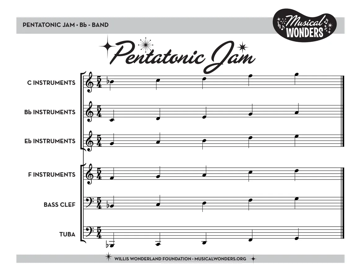 Preview of Band Handout